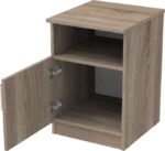 Κομοδίνο Galdi pakoworld σε sonoma truffle απόχρωση 40x45x60εκ - Image 3