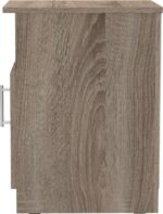 Κομοδίνο Galdi pakoworld σε sonoma truffle απόχρωση 40x45x60εκ - Image 4