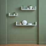 Ραφιέρα τοίχου Derva pakoworld σε λευκή απόχρωση 60x15x10cm - Image 2