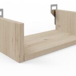 Ραφιέρα τοίχου Derva pakoworld σε oak απόχρωση 30x15x10cm