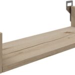 Ραφιέρα τοίχου Derva pakoworld σε oak απόχρωση 45x15x10cm