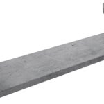 Ραφιέρα τοίχου Derva pakoworld σε cement γκρι απόχρωση 60x15x10cm