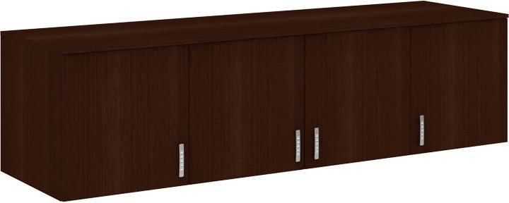 361-000110 Πατάρι ντουλάπας Royal pakoworld τετράφυλλο wenge 200x58x53εκ - Image 1