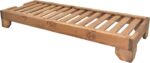 Ξαπλώστρα Zalka pakoworld L1 σε καρυδί απόχρωση 66x197x28εκ - Image 2