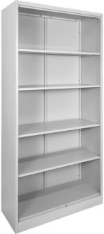 Μεταλλική ντουλάπα Ugren pakoworld ανοιχτό γκρι 90x40x180εκ - Image 3