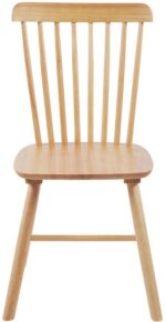 Καρέκλα Bristol pakoworld rubberwood σε φυσική απόχρωση 45x51x86εκ - Image 6