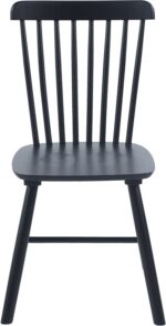 Καρέκλα Bristol pakoworld rubberwood σε μαύρη απόχρωση 45x51x86εκ - Image 6