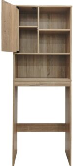 Έπιπλο μπάνιου Tazien pakoworld σε sonoma απόχρωση 60x24x168.5εκ - Image 2