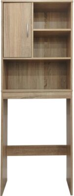 Έπιπλο μπάνιου Tazien pakoworld σε sonoma απόχρωση 60x24x168.5εκ - Image 3