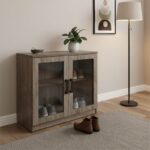 Παπουτσοθήκη-ντουλάπι Sapato pakoworld σε oak απόχρωση 80x40x80εκ - Image 2