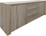 Μπουφές Kalya pakoworld σε sonoma απόχρωση 220x49x89.5εκ - Image 2
