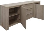 Μπουφές Kalya pakoworld σε sonoma απόχρωση 220x49x89.5εκ - Image 3