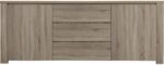Μπουφές Kalya pakoworld σε sonoma απόχρωση 220x49x89.5εκ - Image 5