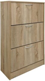Παπουτσοθήκη Savaz pakoworld σε sonoma απόχρωση 60x24x114εκ - Image 2