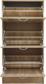 Παπουτσοθήκη Savaz pakoworld σε sonoma απόχρωση 60x24x114εκ - Image 4