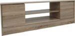 Έπιπλο τηλεόρασης Sasa pakoworld σε sonoma απόχρωση 120x35x41.5εκ - Image 2