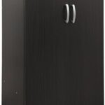 Ντουλάπα δίφυλλη Athos pakoworld σε wenge απόχρωση 80x42x180εκ