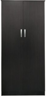 Ντουλάπα δίφυλλη Athos pakoworld σε wenge απόχρωση 80x42x180εκ - Image 4