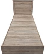Κρεβάτι Athos pakoworld σε sonoma απόχρωση 90x190εκ - Image 5