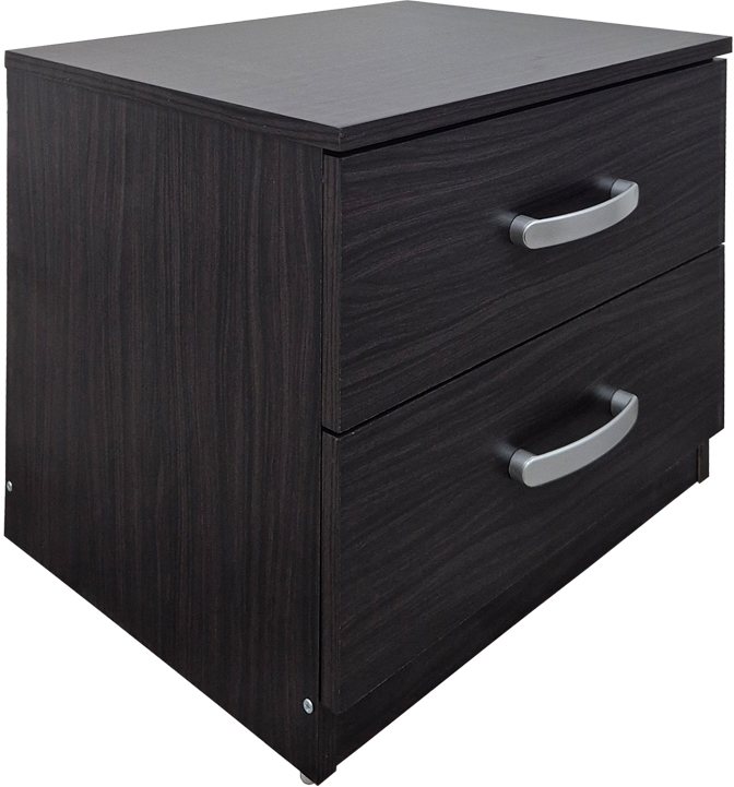 383-000107 Κομοδίνο Athos pakoworld σε wenge απόχρωση 48x40x41.5εκ - Image 1