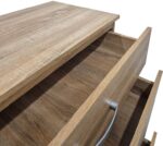 Συρταριέρα Athos pakoworld σε sonoma απόχρωση 80x40x79εκ - Image 5