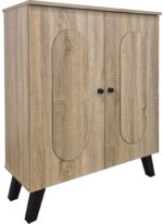 Παπουτσοθήκη-ντουλάπι Cathi pakoworld sonoma 80x34x95εκ - Image 3