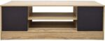 Έπιπλο τηλεόρασης Sasa pakoworld sonoma-ανθρακί 120x35x41.5εκ - Image 4