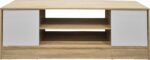 Έπιπλο τηλεόρασης Sasa pakoworld sonoma-λευκό 120x35x41.5εκ - Image 4