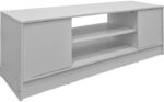 Έπιπλο τηλεόρασης Sasa pakoworld λευκό 120x35x41.5εκ - Image 3