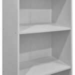 Βιβλιοθήκη Kendy pakoworld λευκό 60x30x167εκ
