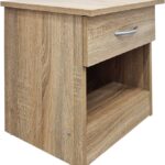 Κομοδίνο Bedy pakoworld sonoma 40x34x42εκ