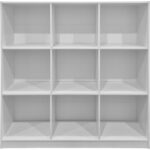 Βιβλιοθήκη Gridea pakoworld λευκό 119.5x30x121εκ - Image 2