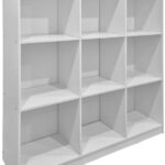 Βιβλιοθήκη Gridea pakoworld λευκό 119.5x30x121εκ
