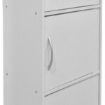 Ντουλάπι-στήλη Soline pakoworld λευκό 40x34.5x90.5εκ