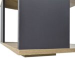 Τραπέζι σαλονιού Zelegan pakoworld sonoma-ανθρακί 60x60x39εκ - Image 4