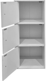 Ντουλάπα-στήλη Wirdia pakoworld λευκό 30.5x24x71.5εκ - Image 2