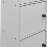 Ντουλάπα-στήλη Wirdia pakoworld λευκό 30.5x24x71.5εκ