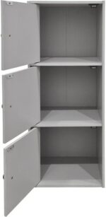 Ντουλάπα-στήλη Wirdia pakoworld ανοιχτό γκρι 30.5x24x71.5εκ - Image 2
