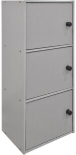 Ντουλάπα-στήλη Wirdia pakoworld ανοιχτό γκρι 30.5x24x71.5εκ