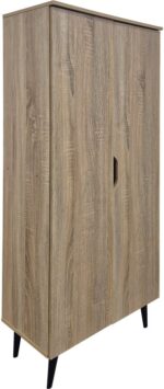 Παπουτσοθήκη-ντουλάπα Oufelia pakoworld sonoma 60x32.5x134.5εκ - Image 3