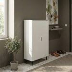 Παπουτσοθήκη-ντουλάπα Oufelia pakoworld λευκό 60x32.5x134.5εκ