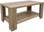 Τραπέζι σαλονιού Votalo I pakoworld sonoma 90x50x45εκ - Image 2