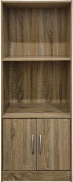 Βιβλιοθήκη Tekaro pakoworld sonoma 60x30x120εκ - Image 3