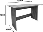 Γραφείο εργασίας Taule pakoworld λευκό 120x60x74εκ - Image 5