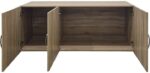 Πατάρι ντουλάπας τρίφυλλο Alvia pakoworld sonoma 150x51x60εκ - Image 2