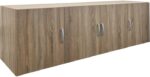 Πατάρι ντουλάπας τετράφυλλο Alvia pakoworld sonoma 200x51x60εκ