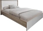 Σετ Κρεβατοκάμαρας Athos Sonoma Λευκό με Κρεβάτι 140x200εκ Σετ 3τεμ - Image 2
