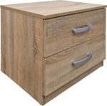 Σετ Κρεβατοκάμαρας Athos Sonoma με Κρεβάτι 140x200εκ Σετ 4τεμ - Image 4