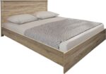 Σετ Κρεβατοκάμαρας Athos Sonoma με Κρεβάτι 160x200εκ Σετ 3τεμ - Image 2
