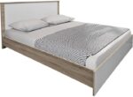 Σετ Κρεβατοκάμαρας Athos Sonoma Λευκό με Κρεβάτι 160x200εκ Σετ 4τεμ - Image 2